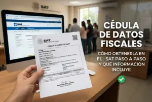 Cédula de datos fiscales: cómo obtenerla en el SAT paso a paso y qué información incluye