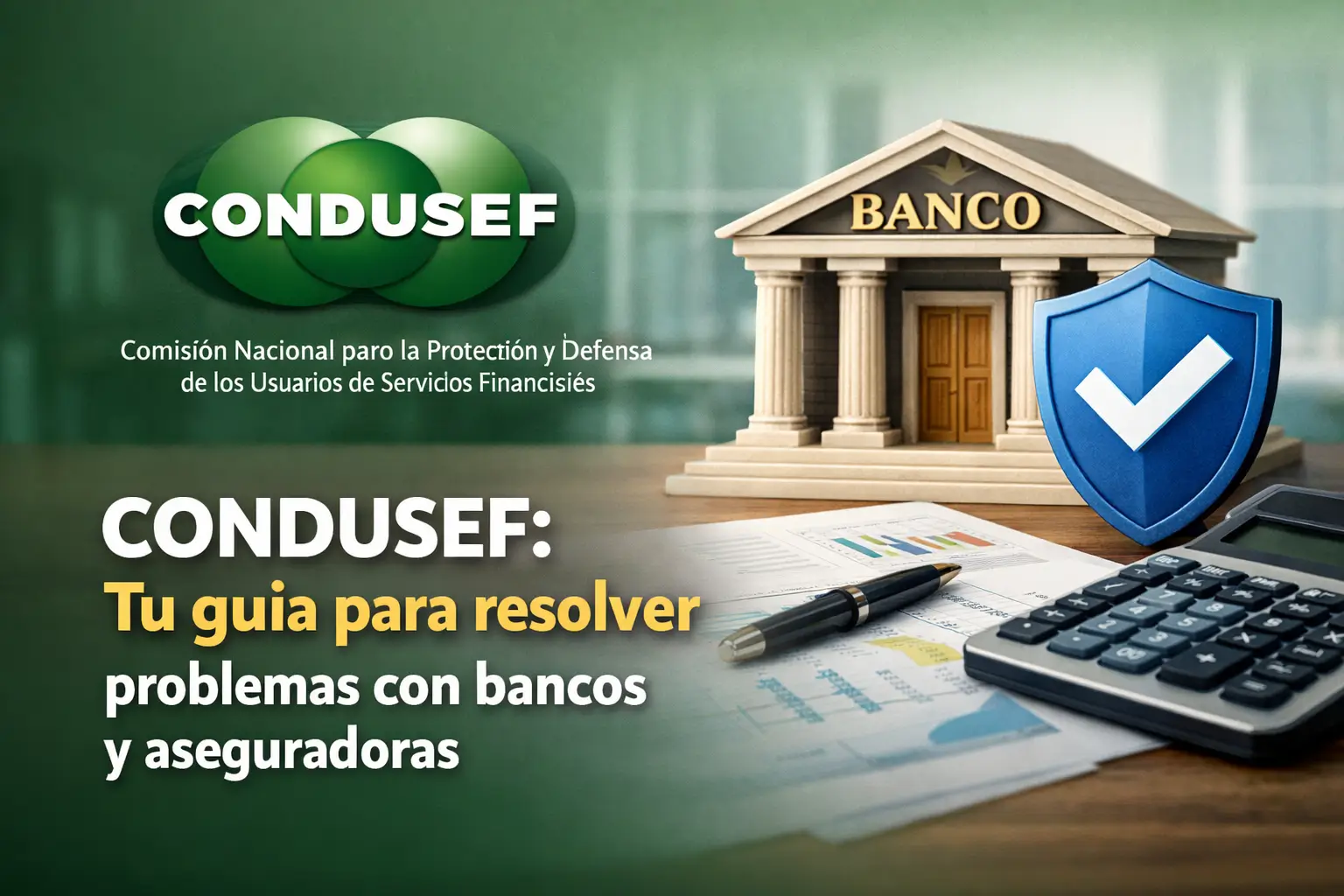 Promoção CONDUSEF: guia de bancos e seguradoras com segurança