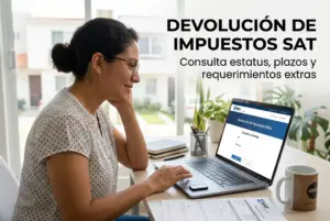 Devolucion de impuestos SAT: como consultar el estatus, plazos y que hacer si te piden informacion extra