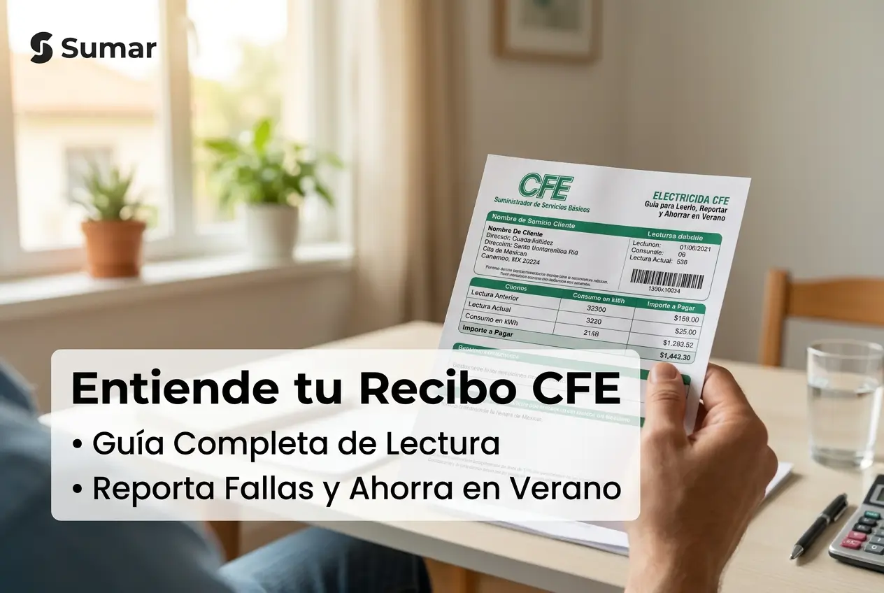 Pessoa segurando conta da CFE em ambiente doméstico