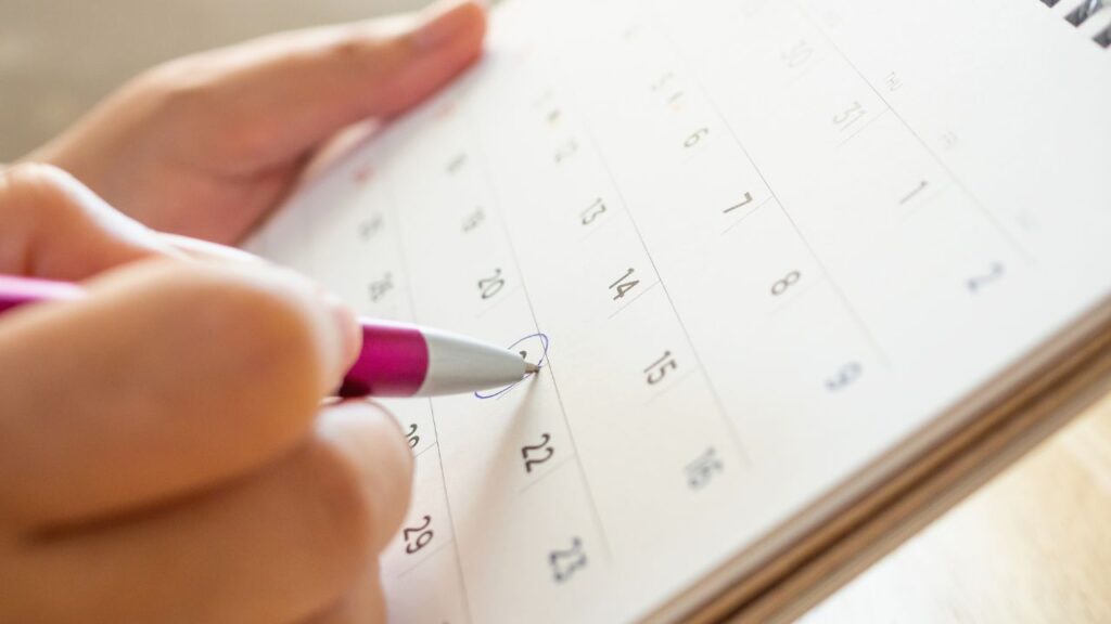 Calendario de registro de la Pensión Mujeres Bienestar